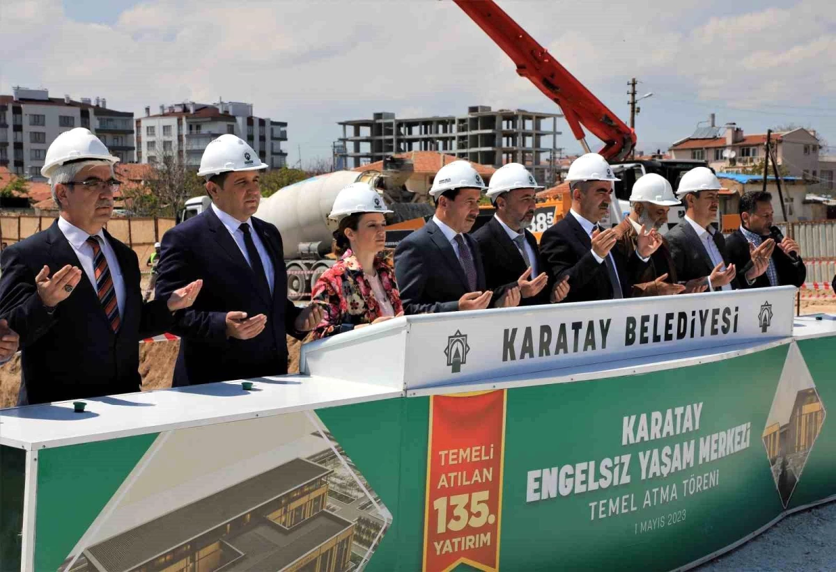 Türkiye'nin en büyük, Konya'nın Birinci Manisiz Ömür Merkezi'nin temelleri atıldı