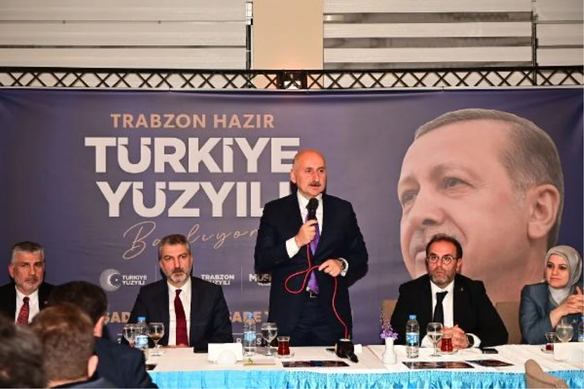 Ulaştırma Bakanı Karaismailoğlu, MÜSİAD Trabzon Şubesi Üyeleriyle Buluştu