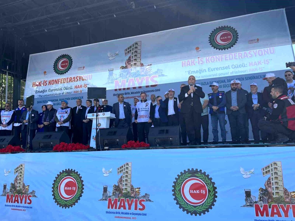 HAK-İŞ Genel Lideri Arslan Kahramanmaraş'ta konuştu