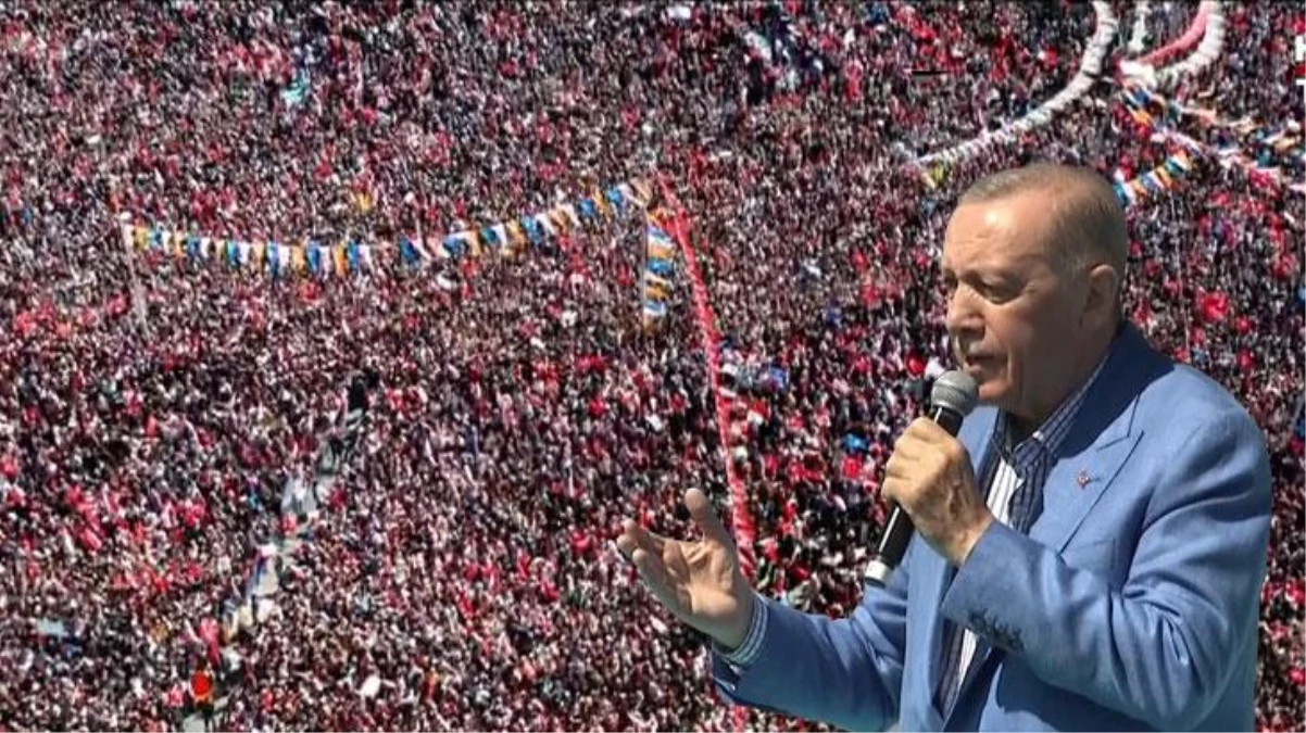 Kayseri mitingindeki kalabalık Erdoğan'ı mest etti! Alandakilerin sayısını verip Kılıçdaroğlu'na gönderme yaptı