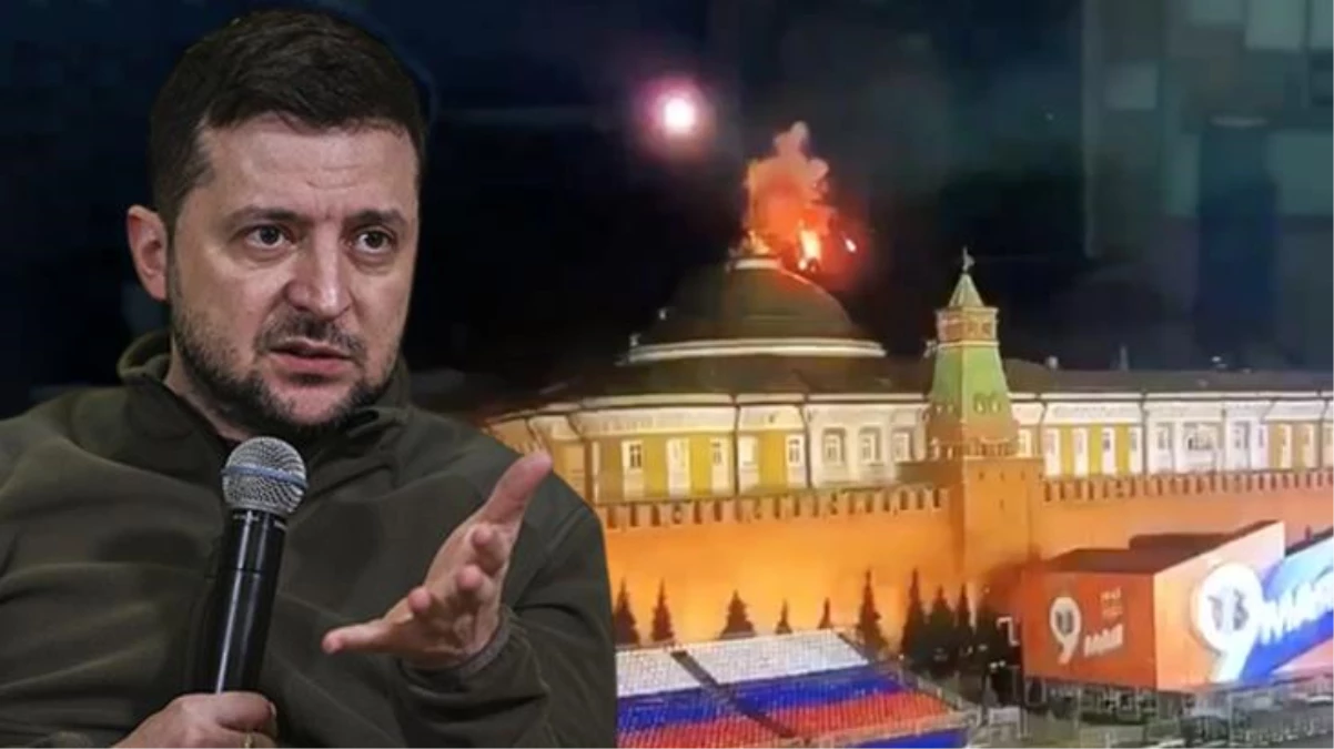 Kremlin'e hücumun gerisinde Ukrayna mı var? Zelenski, Rusya'nın tezlerini yalanladı