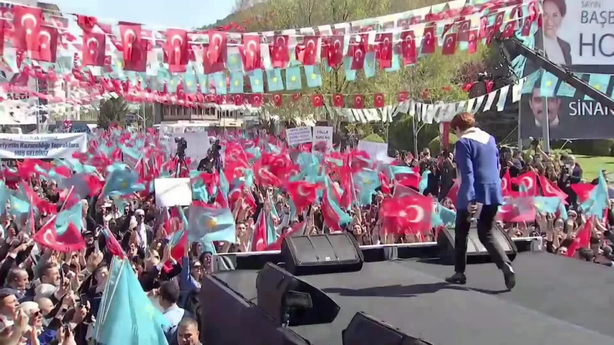 Meral Akşener: 'Eğer ben PKK'lıysam beni tutuklayın şerefsizler'