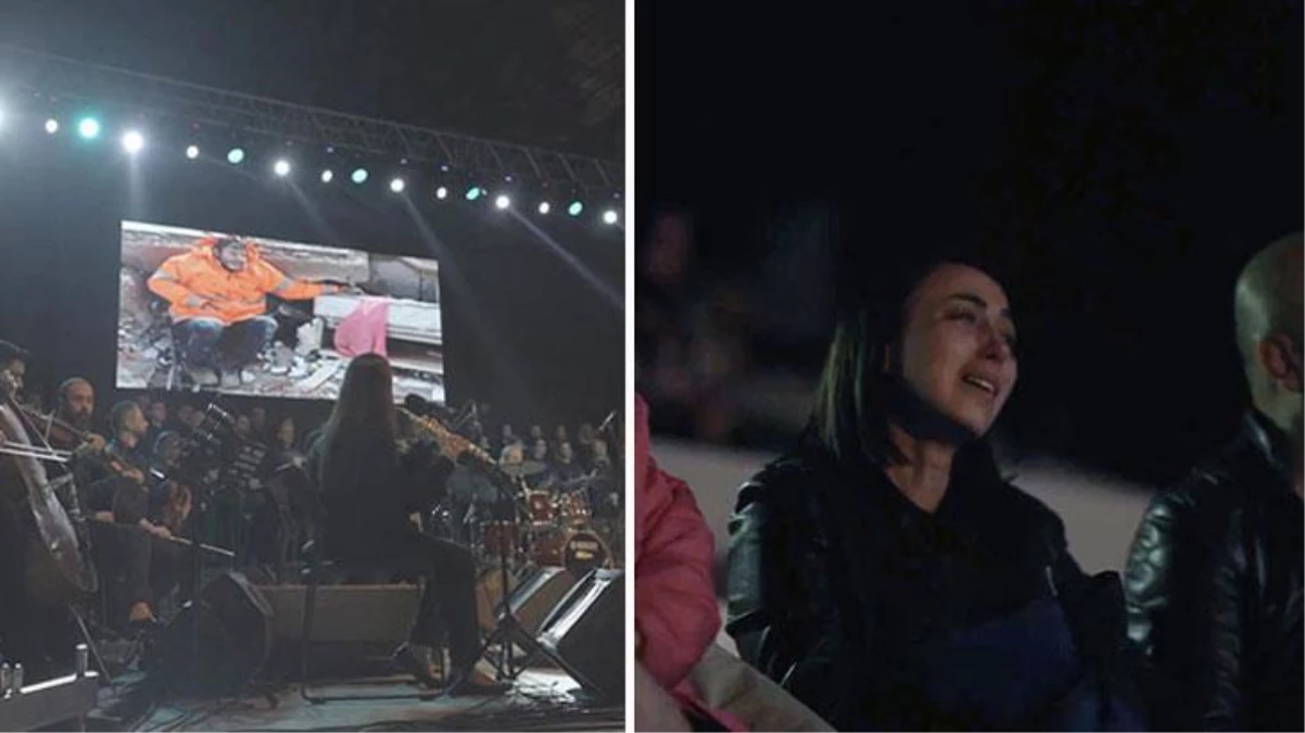 Sarsıntıda 7 üyesini kaybeden Antakya Medeniyetler Korosu, depremzedeler için düzenlenen konserde herkesi ağlattı