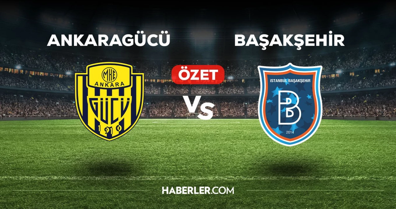 Ankaragücü Başakşehir maç özeti! (VİDEO) Ankaragücü Başakşehir maçı özeti izle! Ankaragücü Başakşehir maçı kaç kaç bitti?