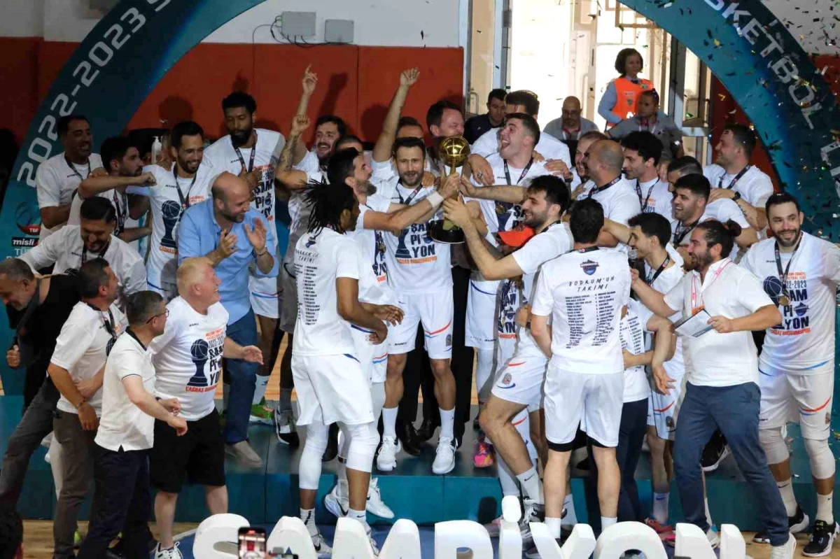 Çağdaş Bodrum Spor Türkiye Basketbol Ligi şampiyonu oldu