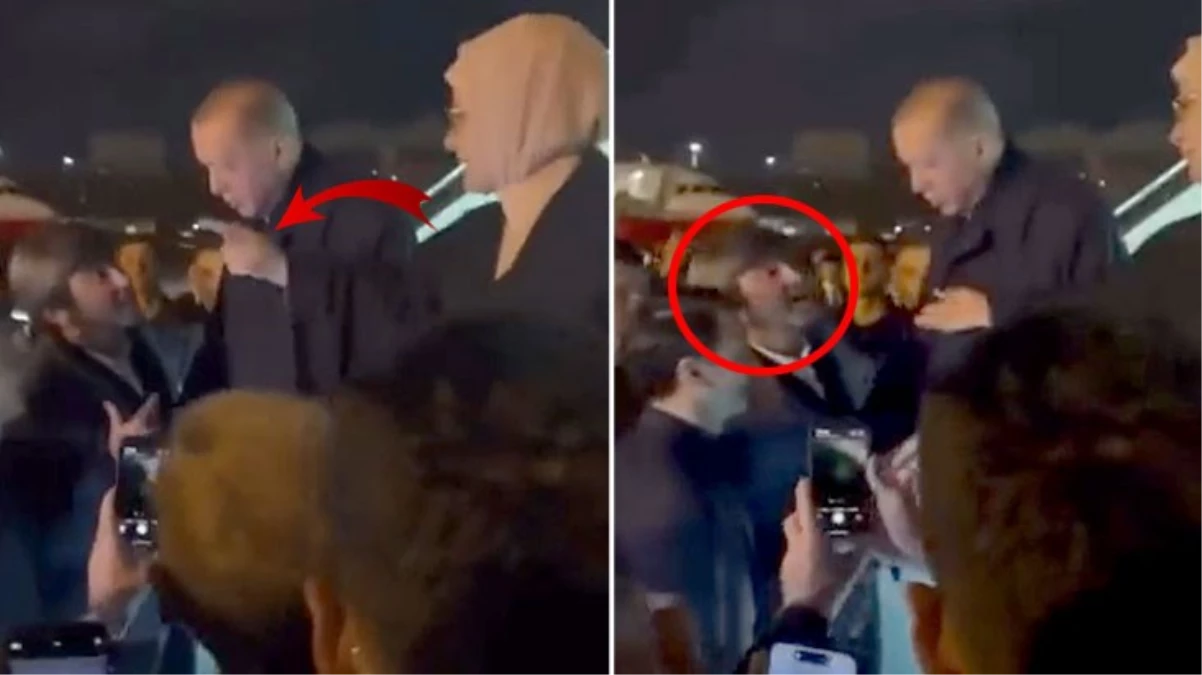 Cumhurbaşkanı Erdoğan ile fotoğraf çektirmek isteyen Rıdvan Dilmen'e Emine Erdoğan "Dur" dedi