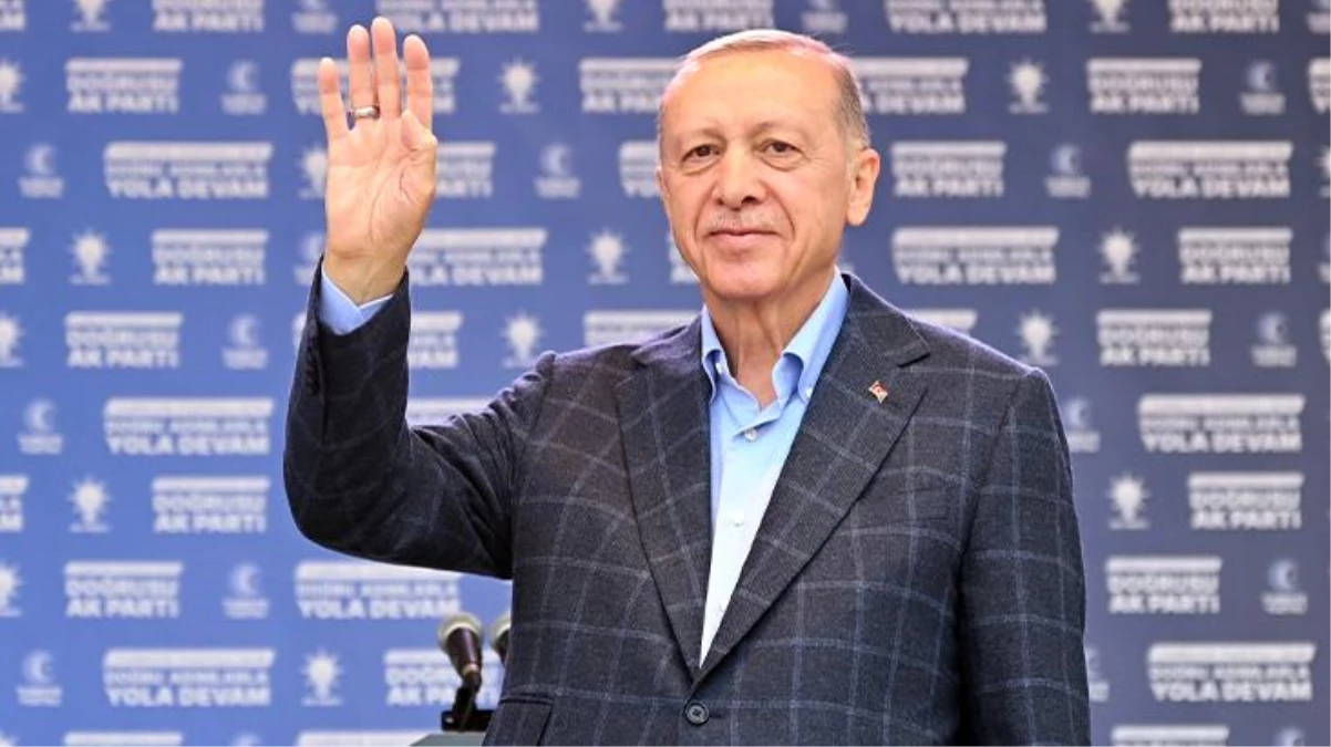 Cumhurbaşkanı Erdoğan'ın 2. çeşitte kullanacağı slogan değişti: Gerçek adamla yola devam