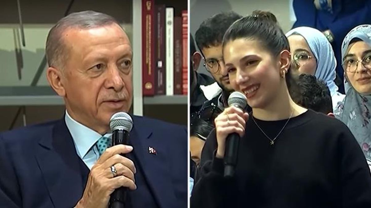 Gencin isteğini geri çevirmedi! Cumhurbaşkanı Erdoğan, Mehmet Akif'in, "Zulmü Alkışlayamam" şiirini okudu
