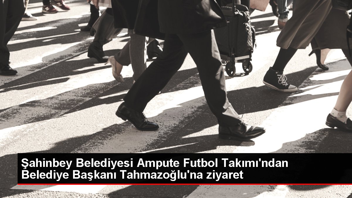 Şahinbey Belediyesi Ampute Futbol Ekibi İkili Şampiyonluk Kupasını Lidere Armağan Etti