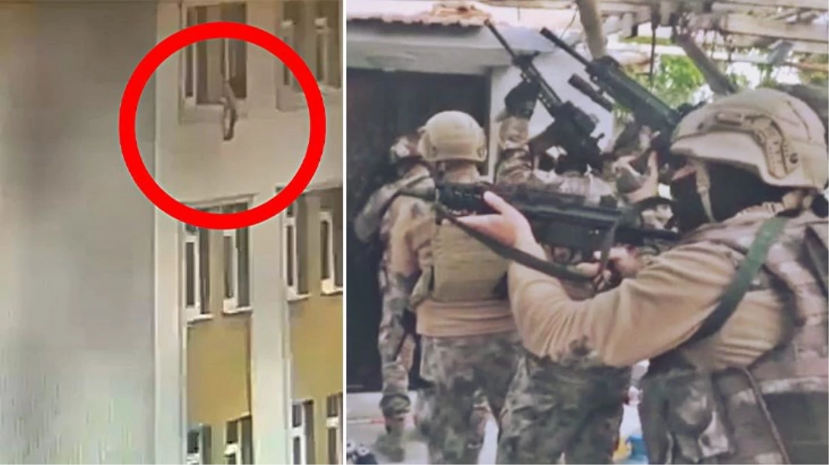 Seçim günü aksiyon hazırlığındaki teröristler operasyonla yakalandı! Telefonu camdan bu türlü atmış