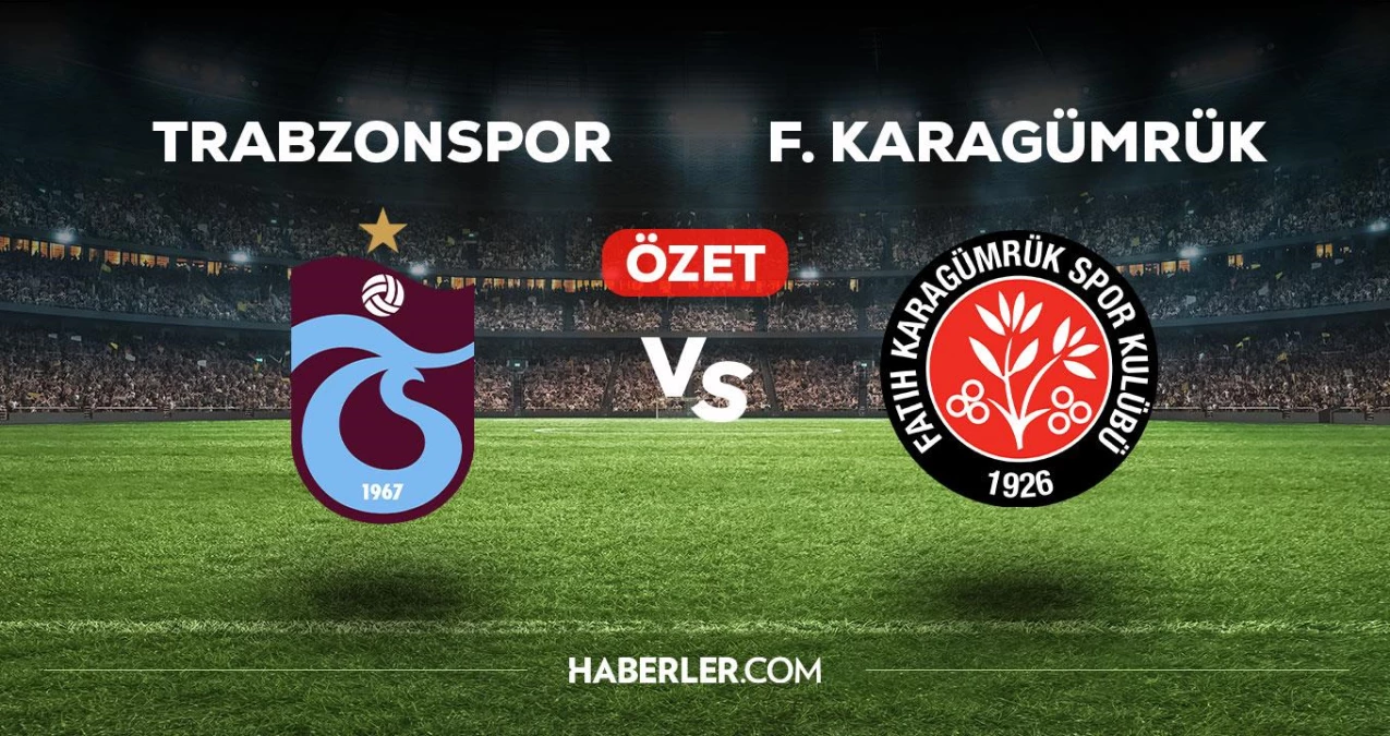 Trabzonspor Karagümrük maç özeti! (VİDEO) Trabzonspor Karagümrük maçı özeti izle! Trabzonspor Karagümrük maçı kaç kaç bitti?