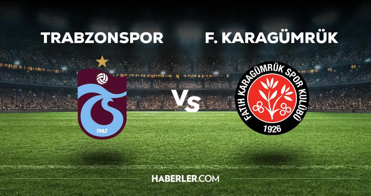 Trabzonspor Karagümrük maçı ne vakit, saat kaçta, hangi kanalda? Trabzonspor Karagümrük maçı saat kaçta başlayacak, nerede yayınlanacak?