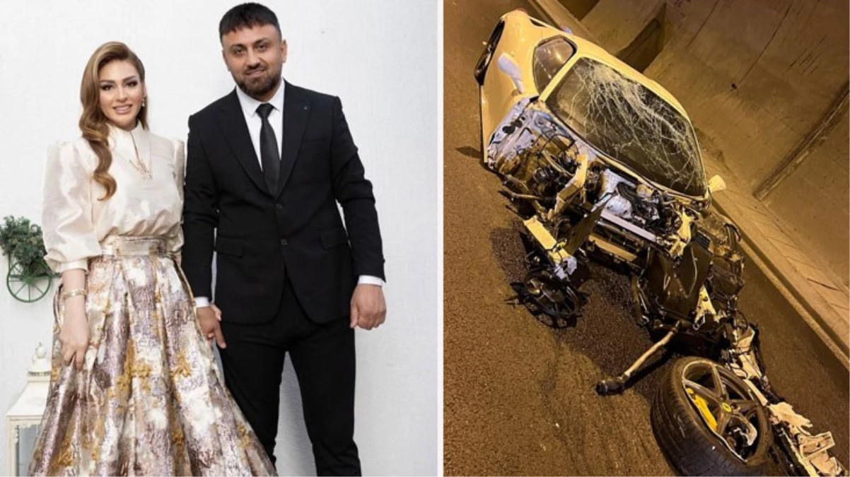 Ünal Turan ve müzikçi Ceylan Koynat tünelde sürat denemesi yaparken kaza yaptı
