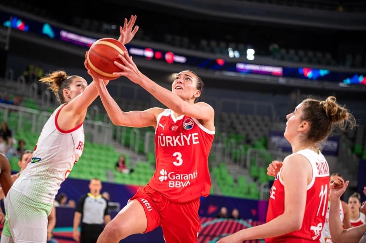 A Ulusal Bayan Basketbol Kadrosu Macaristan'ı mağlup etti