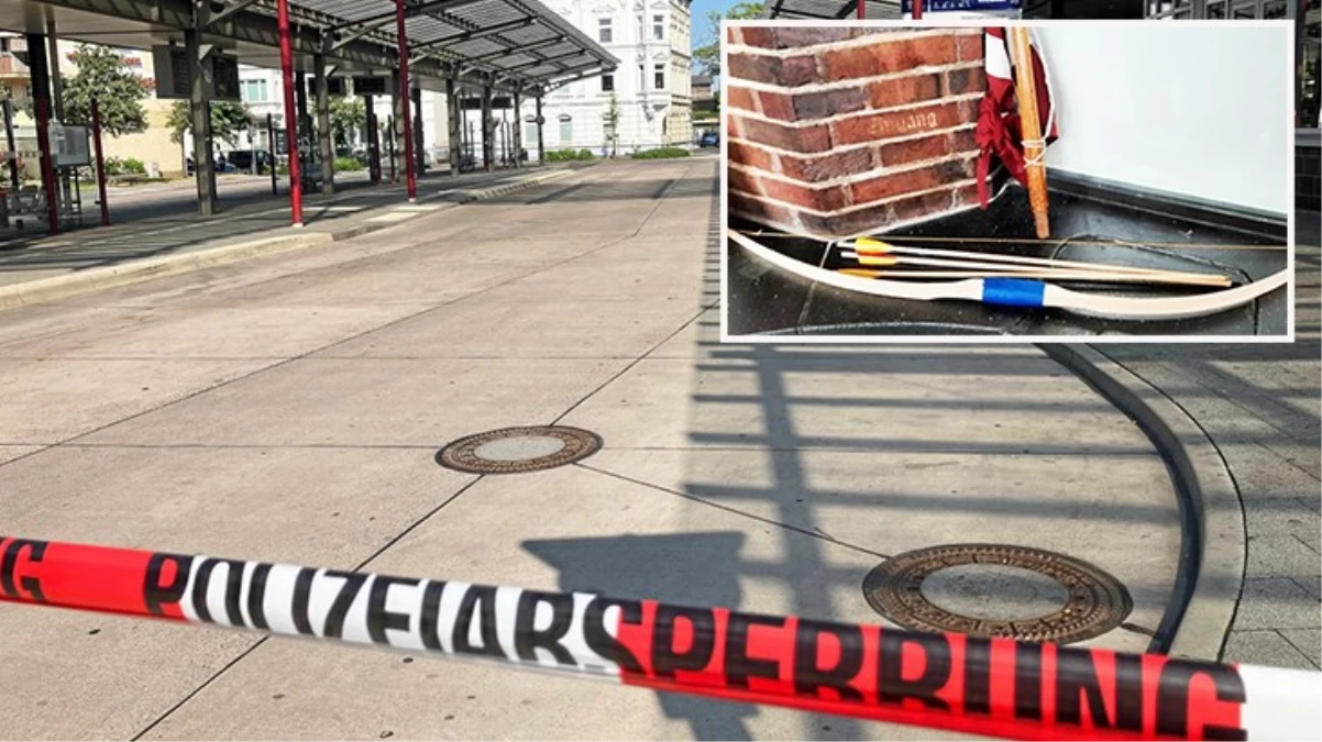 Almanya'da tren istasyonunda oklu saldırı! Takımlar çok sağcı olup olmadığını araştırıyor