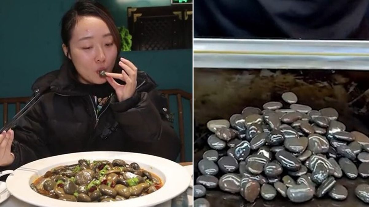 Çinlilerin yeni modası pes dedirtti! Tavada taş kızartıp yemeye başladılar
