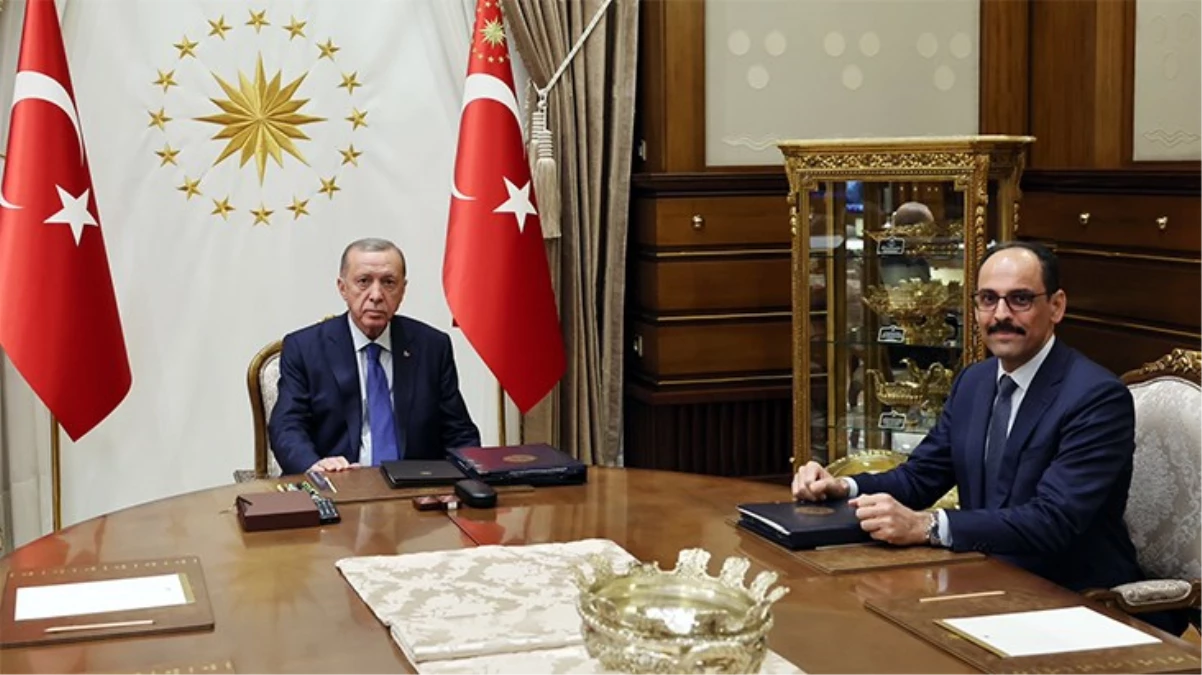 Cumhurbaşkanı Erdoğan, MİT Lideri İbrahim Kalın'ı kabul etti