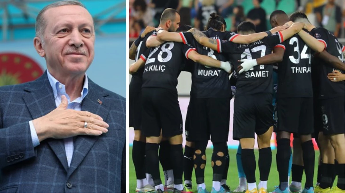 Cumhurbaşkanı Erdoğan'dan Harika Lig'e yükselen Pendikspor'a tebrik