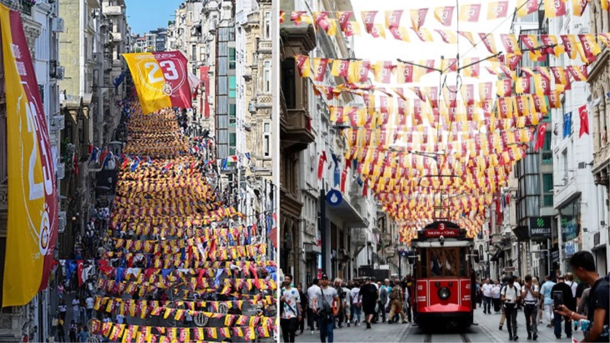 Galatasaray taraftarından büyük fedakarlık! İstiklal Caddesi'ndeki bayrakların sırrı ortaya çıktı