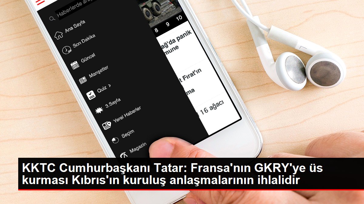 KKTC Cumhurbaşkanı Tatar: Fransa'nın GKRY'ye üs kurması Kıbrıs'ın kuruluş mutabakatlarının ihlalidir