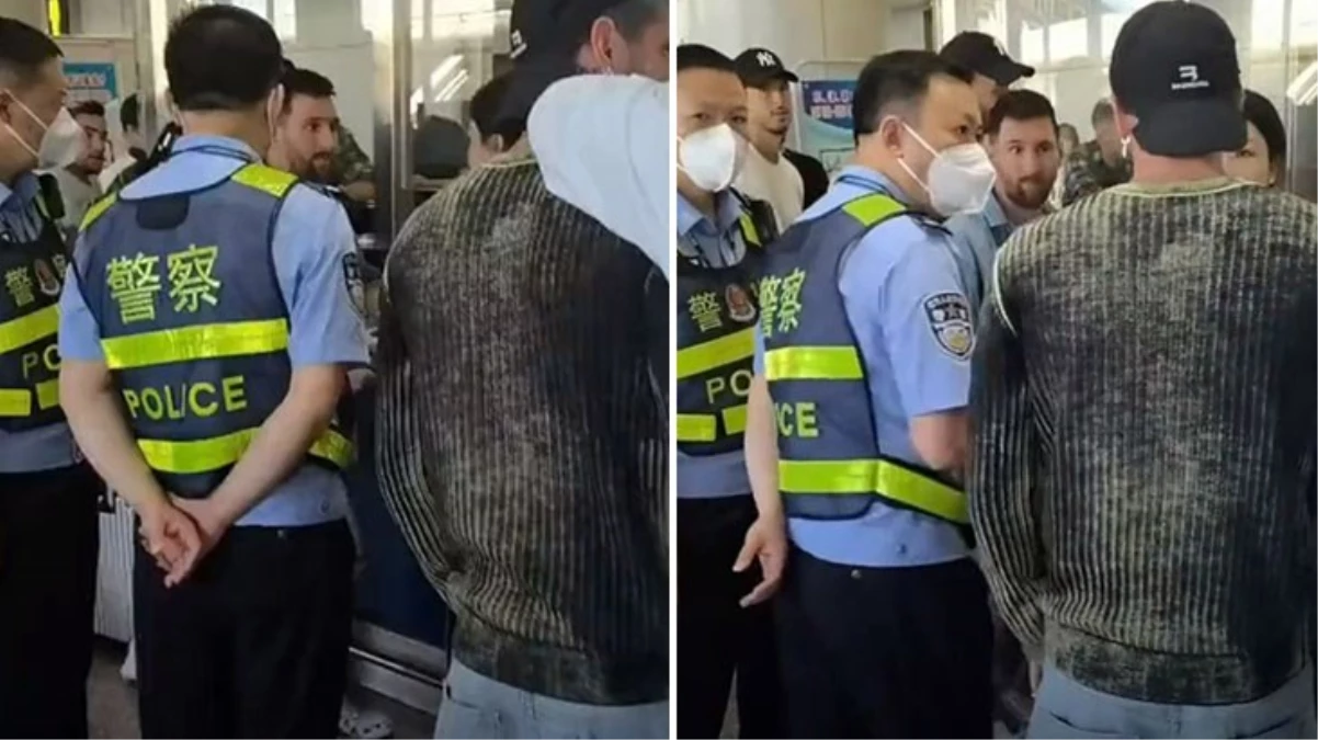 Messi'nin yaşadığı şok yüzüne yansıdı! Etrafını polisler saran polisler ülkeye girişine müsaade vermedi