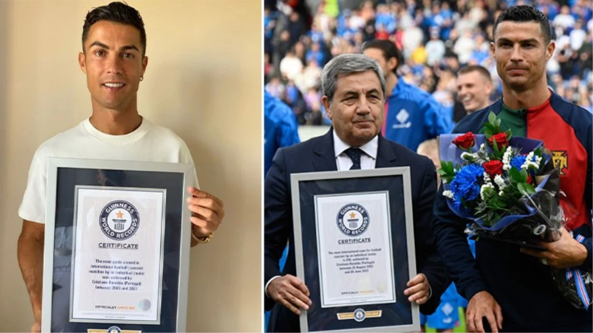 Onun için yaşın bir kıymeti yok! Ronaldo bu defa Guinness Rekorlar Kitabı'na girdi