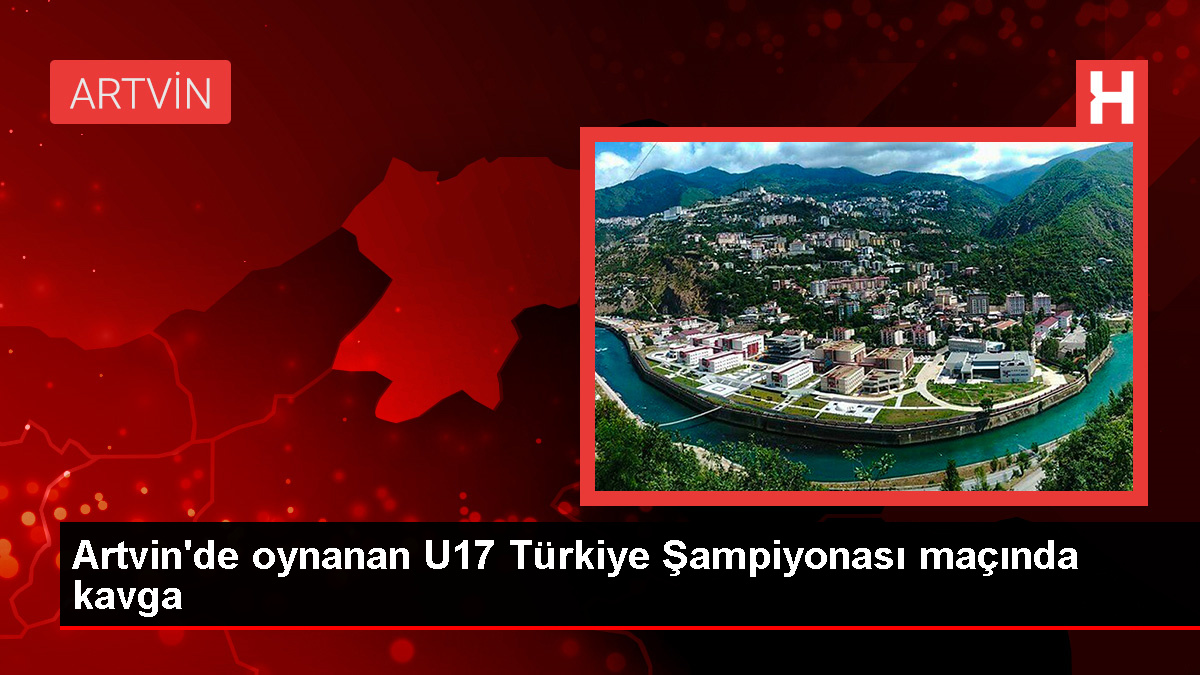 U17 Türkiye Futbol Şampiyonası'nda maç sonrası hengame çıktı