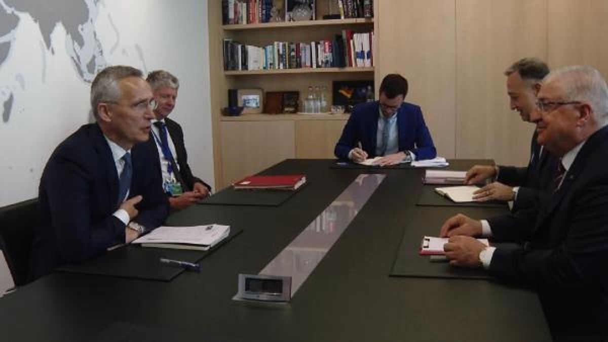 Ulusal Savunma Bakanı Yaşar Güler, NATO Genel Sekreteri Jens Stoltenberg ile Görüştü