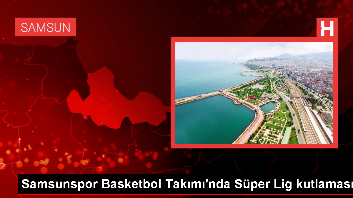 Yılyak Samsunspor Basketbol Grubu, kent tipi atarak şampiyonluğunu kutladı