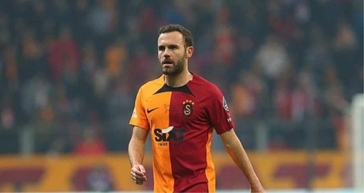Galatasaray'da Juan Mata ekibe veda etti